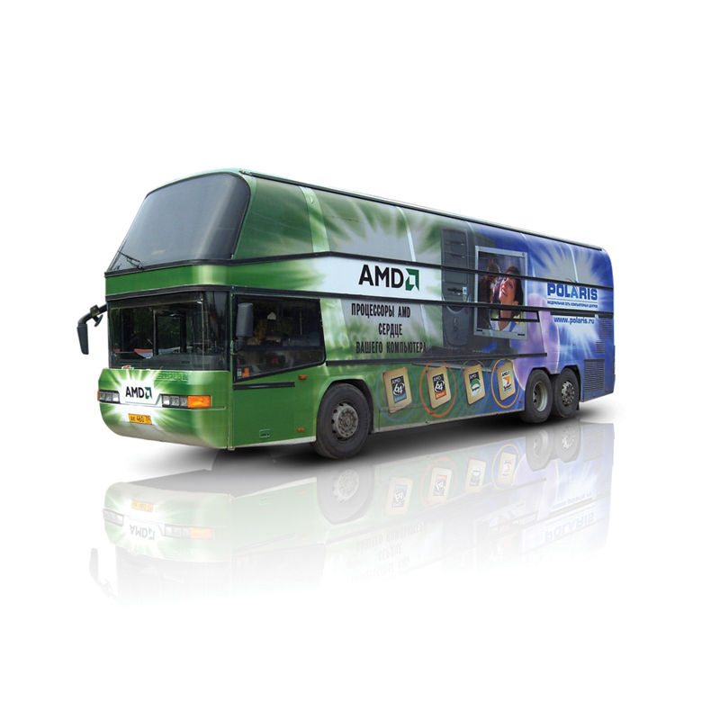 Автобус AMD Polaris