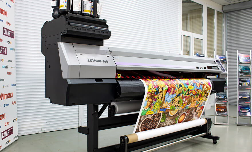 Новый принтер Mimaki UJV100-160 – самый доступный пропуск на рынок профессиональной УФ-печати