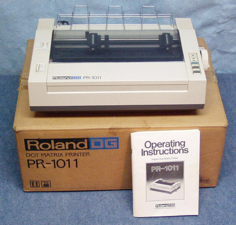 Первый принтер Roland