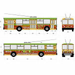 Дополнительное изображение работы Оформление троллейбусов "Лимпопо"