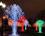 Дополнительное изображение конкурсной работы Световые деревья "Волшебный лес"