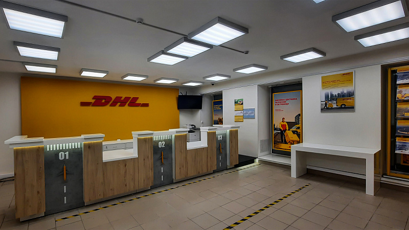  Обновление интерьера офиса DHL в Санкт-Петербурге согласно новой концепции дизайна