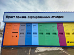 Дополнительное изображение конкурсной работы Оформление пункта сортировки отходов совместно с СТЦ «МЕГА» и магазином Икеа, г.Уфа.