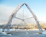 Дополнительное изображение работы Объемная световая конструкция "Три снежинки"