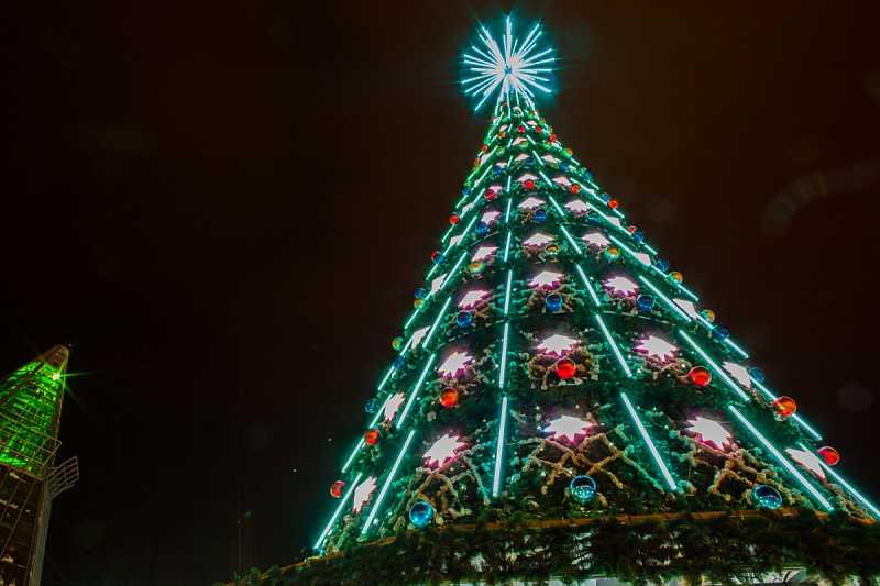 Новогодня елка для Ханты-Мансийска